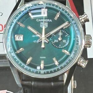 Relógios tag heuer carrera cronógrafo cbs2211.fc6545 verde