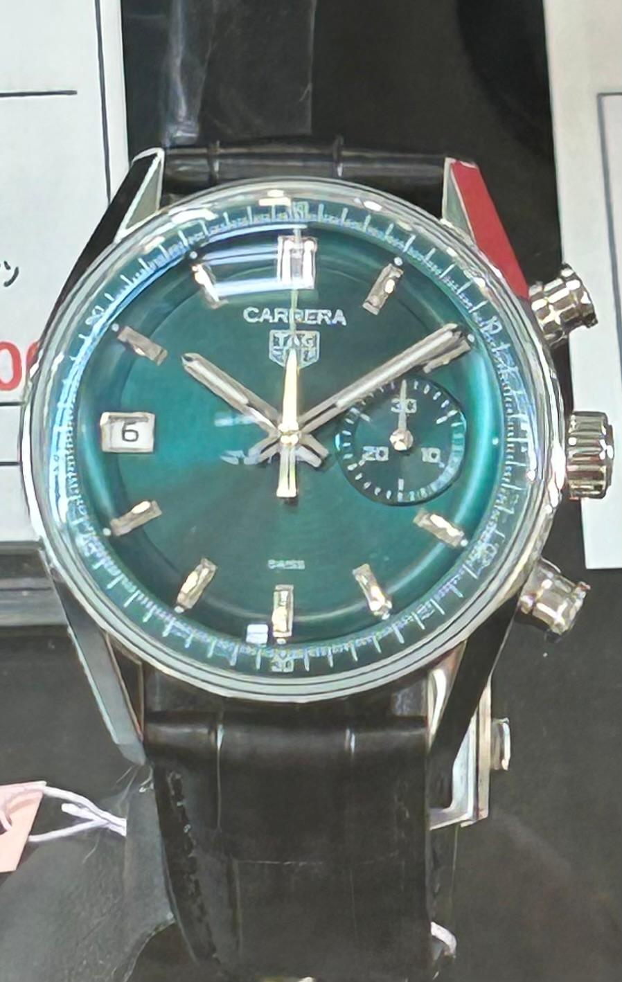 tag heuer carrera cronógrafo cbs2211.fc6545 verde tag heuer carrera cronógrafo cbs2211.fc6545 verde